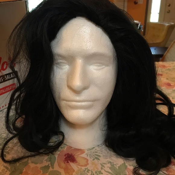 black undercut wig